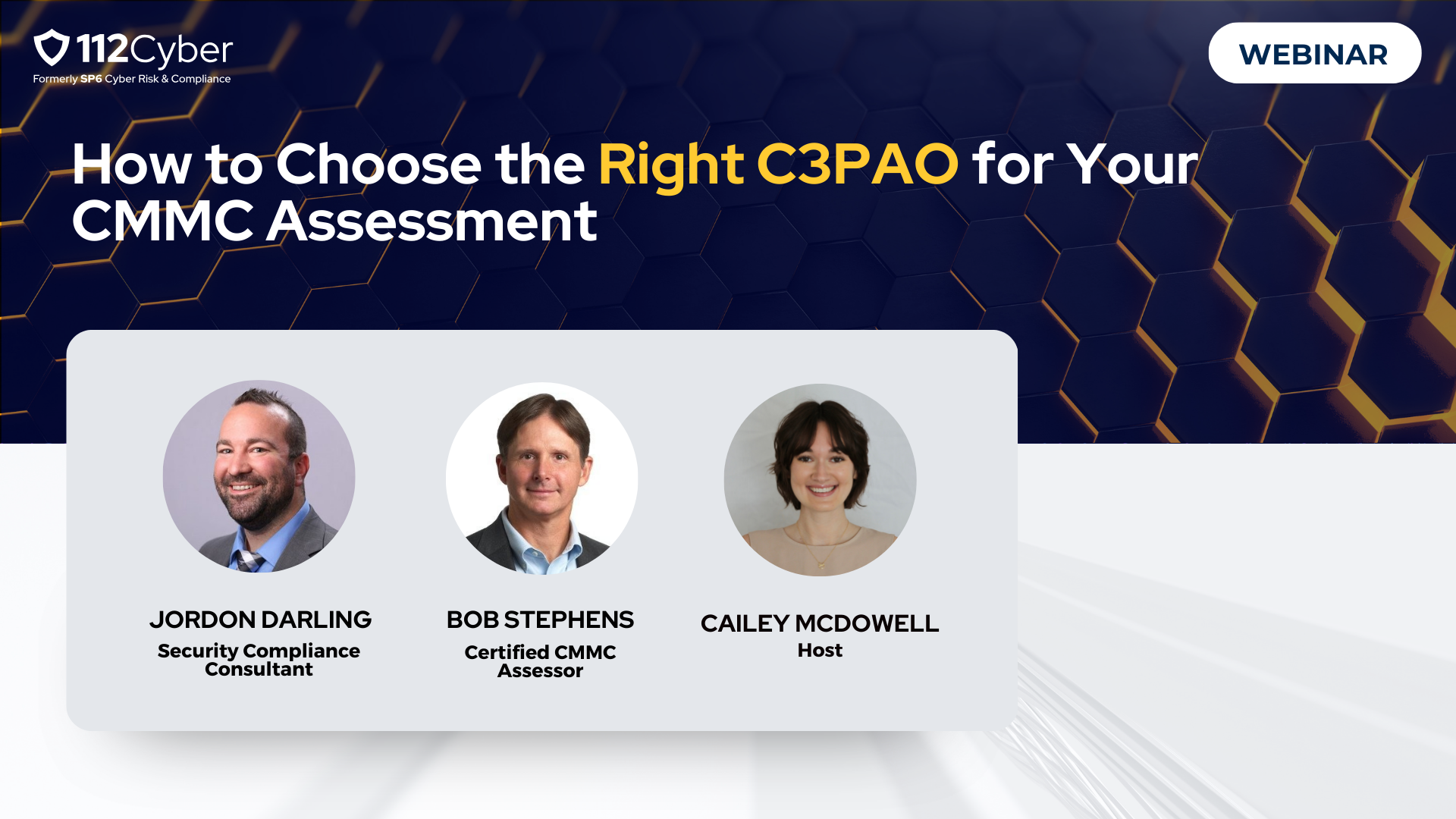 How to Choose a C3PAO Webinar